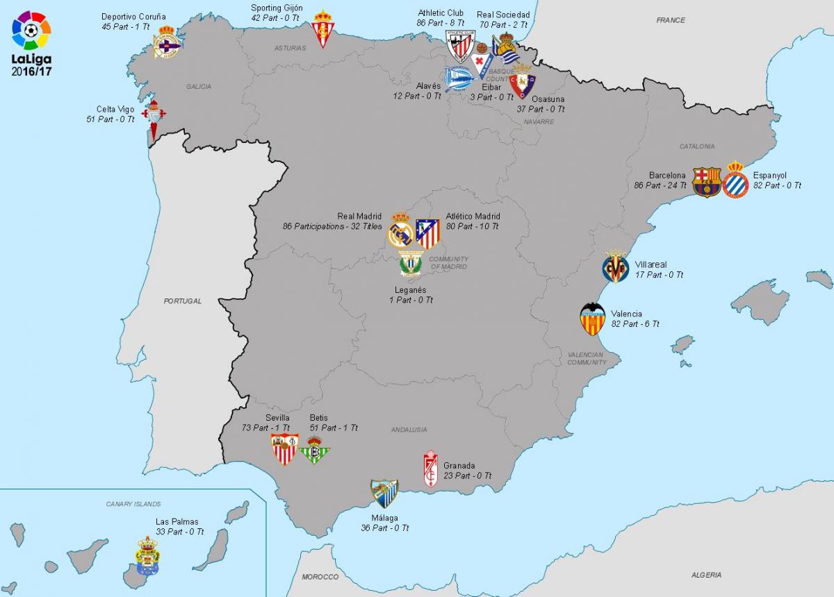 خريطة ريال مدريد 