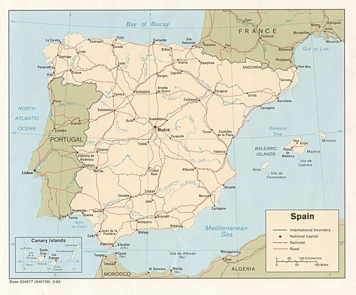مدريد على الخريطة