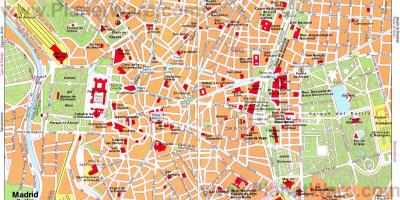 خريطة burgundy street أسبانيا مدريد