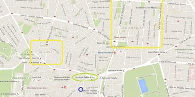 خريطة malasana مدريد