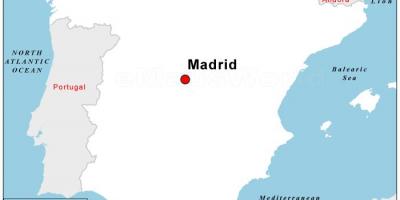 خريطة عاصمة اسبانيا