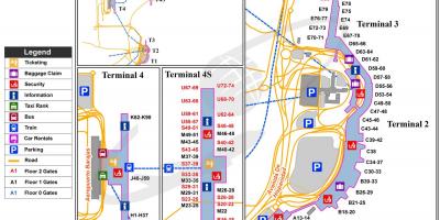 مطار باراخاس خريطة